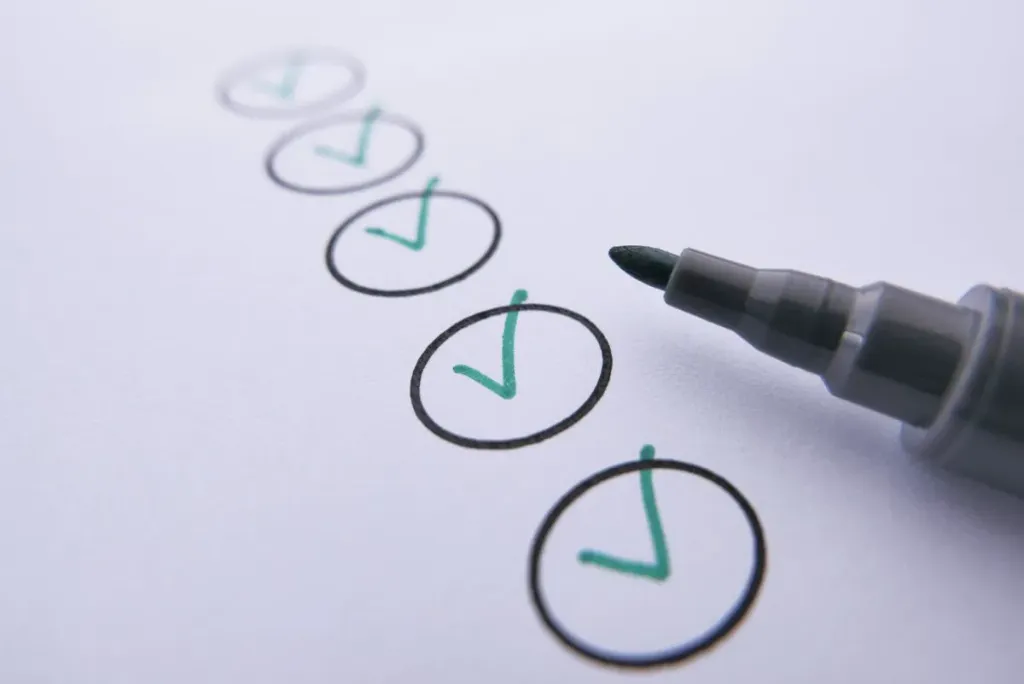 A checklist