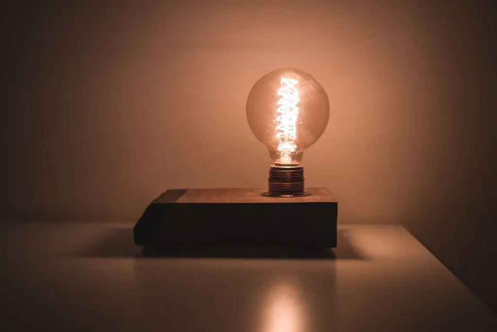 A light bulb