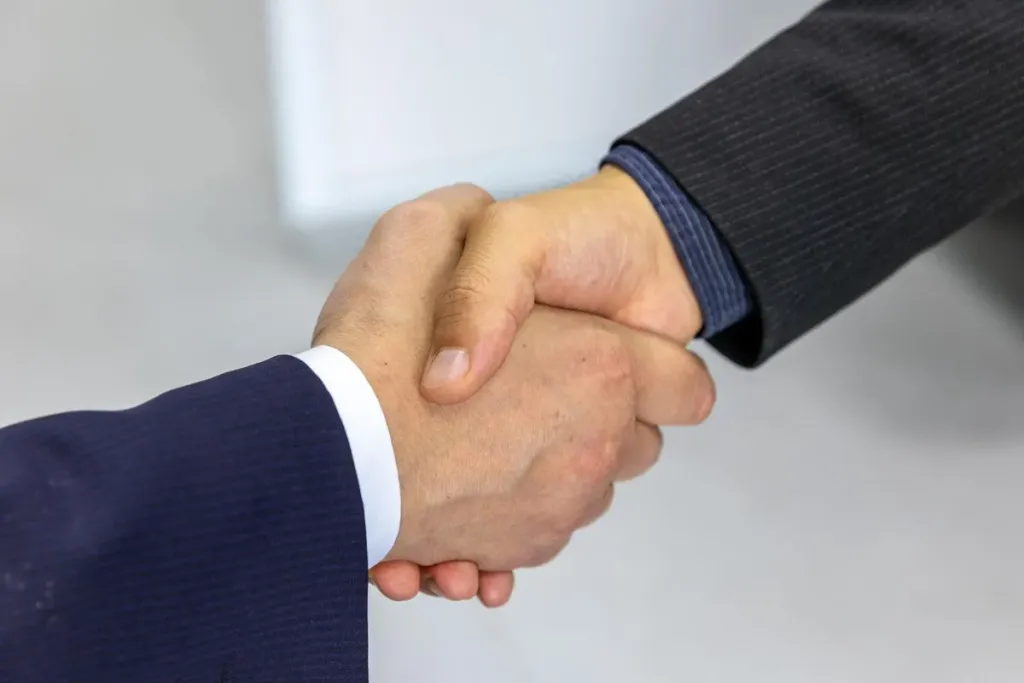 A handshake