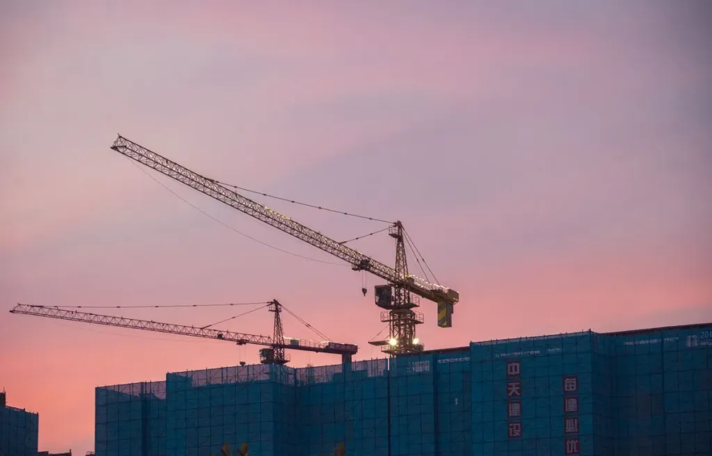 Construction cranes